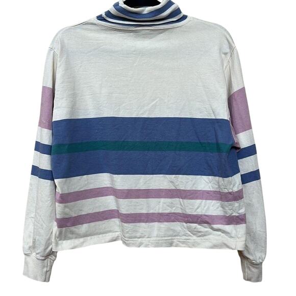 Vintage Eddie Bauer Striped Turtleneck Sweater - Picture 2 of 2